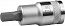 KRAFTOOL HEX, 1/2″, Н7, торцовая бита-головка (27908-07)