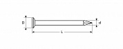 ЗУБР ГОСТ 4028-63, 50 x 2.5 мм, 1 кг, строительные гвозди (305011-25-050)