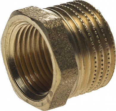 Купить GENERAL FITTINGS 1/2″ х 3/8″, латунь, футорка (51082-1/2-3/8) в интернет-магазине zubr-vrn в Воронеже