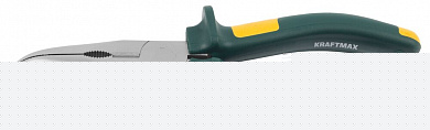Купить KRAFTOOL KraftMax, 200 мм, изогнутые тонкогубцы (22011-4-20) в интернет-магазине zubr-vrn в Воронеже