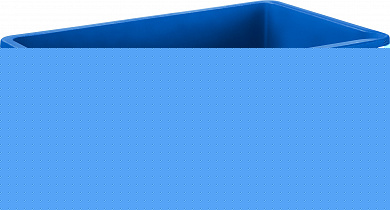 Купить ЗУБР 90 л, первичный высокопрочный пластик, усиленный прямоугольный строительный таз (06096-90) в интернет-магазине zubr-vrn в Воронеже
