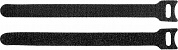 ЗУБР ВЕЛЬКРО, 16 x 210 мм, нейлон РА66, 10 шт, черные, кабельные стяжки-липучки, Профессионал (30932-10)