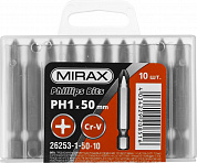 MIRAX PH1, 50 мм, 10 шт, биты (26253-1-50-10)