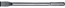 STAYER Gorilla Force, 25 x 280 мм, SDS-max, плоское зубило, Professional (29392-25-280)