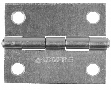 Купить STAYER 50 x 38 х 1.25 мм, цвет белый цинк, карточная петля (37611-50-1) в интернет-магазине zubr-vrn в Воронеже