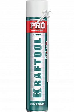 Купить KRAFTOOL ADAPTER PRO, 750 мл, адаптерная, всесезонная, SVS, не залипающий клапан, выход до 45 л, монтажная пена (41173) в интернет-магазине zubr-vrn в Воронеже
