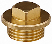 GENERAL FITTINGS 1/2″, с прижимной шайбой, никель, заглушка (51099-1/2)