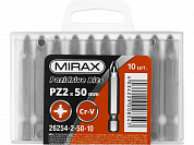 MIRAX PZ2, 50 мм, 10 шт, биты (26254-2-50-10)