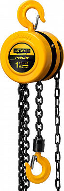 Купить STAYER ProLift, 1 т, 2.5 м, ручная цепная шестеренная таль, Professional (4308-1) в интернет-магазине zubr-vrn в Воронеже
