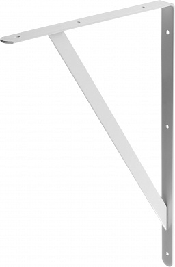 Купить STAYER 500 х 330 х 30 х 4 мм, белый, усиленный уголок-кронштейн (37424-1) в интернет-магазине zubr-vrn в Воронеже