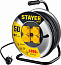 STAYER PRO-325, КГ, 3 х 2.5 мм2, 50 м, 4000 Вт, IP44, силовой удлинитель на стальной катушке (55076-50)