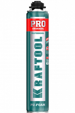 Купить KRAFTOOL PRO, 750 мл, пистолетная, всесезонная, SVS, не залипающий клапан, выход до 45 л, монтажная пена (41182) в интернет-магазине zubr-vrn в Воронеже