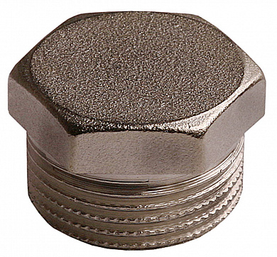 Купить GENERAL FITTINGS 1″, наружная резьба никель, заглушка (51097-S-1) в интернет-магазине zubr-vrn в Воронеже