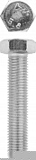 ЗУБР ГОСТ 7798-70, кл. пр. 5.8, M16 х 80 мм, цинк, 5 кг, болт (303080-16-080)