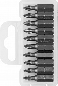 ЗУБР  10 шт, PH1, 25 мм, кованые биты (26001-1-25-10)