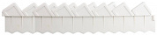 GRINDA белое, ограждение для клумб (8-422305)