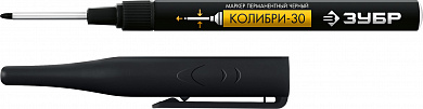Купить ЗУБР Колибри-30 черный, наконечник L 30 мм, d 3.0 мм, перманентный маркер для отверстий (06338-2) в интернет-магазине zubr-vrn в Воронеже