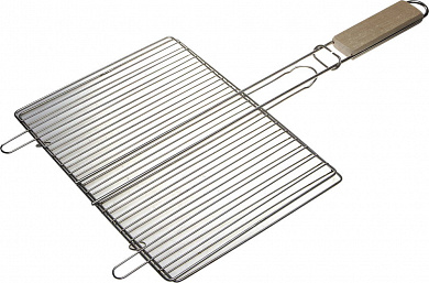 Купить GRINDA Barbecue, 300 х 225 мм, нержавеющая сталь, плоская решетка-гриль (424733) в интернет-магазине zubr-vrn в Воронеже