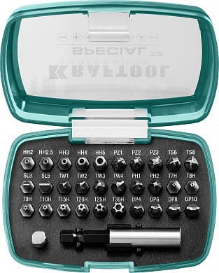 Купить KRAFTOOL Special-32, с адаптером 32 шт, набор специальных бит (2610-H32) в интернет-магазине zubr-vrn в Воронеже