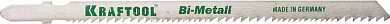 Купить KRAFTOOL T345XF, EU-хвост., по дереву Bi-Met, шаг 1.8-2.5 мм, 110 мм, 2 шт, полотна для лобзика (159505-U) в интернет-магазине zubr-vrn в Воронеже