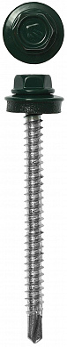 Купить ЗУБР СКД 6005, 35 х 4.8 мм, зелёный насыщ., 1800 шт (10,1 кг.), кровельный саморез, Профессионал (4-300310-48-035-6005) в интернет-магазине zubr-vrn в Воронеже