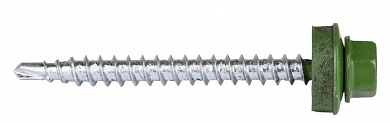 Купить ЗУБР СКД 6002, 50 х 4.8 мм, зелёный лист, 250 шт (1,8 кг.), кровельный саморез, Профессионал (4-300315-48-050-6002) в интернет-магазине zubr-vrn в Воронеже
