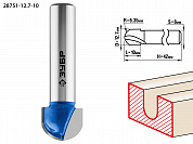 ЗУБР 12.7 x 10 мм, радиус 6.35 мм, фреза пазовая галтельная, Профессионал (28751-12.7-10)