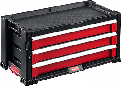 Купить KETER DRAWER-3, 562 х 289 х 262 мм, (22″), ящик с 3 выдвижными полками (38381-3) в интернет-магазине zubr-vrn в Воронеже