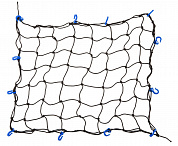 ЗУБР для крепления груза, 700 х 900 мм, d 5 мм, 12 крючков, сетка (40504)