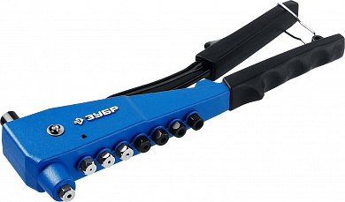 Купить ЗУБР К-М6, 2 вида заклёпок, комбинированный литой заклепочник в кейсе, Профессионал (31196) в интернет-магазине zubr-vrn в Воронеже