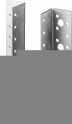 ЗУБР КБО-2.0, 51 x 165 x 2 мм, цинк, открытое крепление балки (310186-051-165)