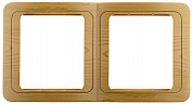 СВЕТОЗАР Гамма, вертикальная, цвет ольха, двойная, накладная панель (SV-54147-A)