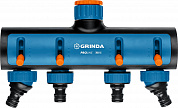 GRINDA TS-4, 3/4″ - 1″, четырехканальный, с внутренней резьбой, поливочные распределители, PROLine (8-426313)