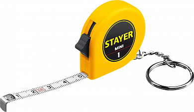 Купить STAYER Mini, 1 м х 6 мм, рулетка-брелок (34140-1) в интернет-магазине zubr-vrn в Воронеже