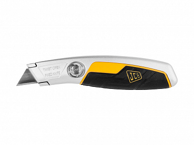 Купить Нож JCB металлический, с трапециевидным лезвием, тип "А24", фиксированное лезвие в интернет-магазине zubr-vrn в Воронеже