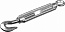 STAYER DIN 1480, М30, 1 шт, талреп крюк-кольцо (30515-30)