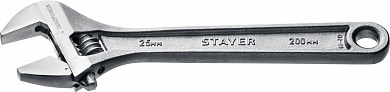 Купить STAYER MAXFORCE, 200/25 мм, разводной ключ (2725-20) в интернет-магазине zubr-vrn в Воронеже
