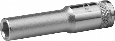 Купить KRAFTOOL FLANK, 1/4″, 6 мм, удлиненная торцовая головка (27817-06) в интернет-магазине zubr-vrn в Воронеже