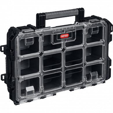 Купить KETER GEAR ORGANIZER, 560 х 345 х 128 мм, (22″), пластиковый ящик-органайзер с 7 съемными ячейками (38374) в интернет-магазине zubr-vrn в Воронеже