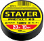STAYER PROTECT-20, 19 мм х 20 м, 5 000 В, черная, изолента ПВХ, Professional (12292-D)