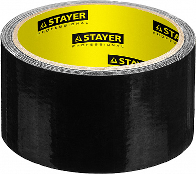 Купить STAYER 48 мм, 10 м, черная, армированная лента, Professional (12086-50-10) в интернет-магазине zubr-vrn в Воронеже