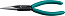 KRAFTOOL Kraft Mini, 140 мм, прецизионные тонкогубцы (220017-3-14)