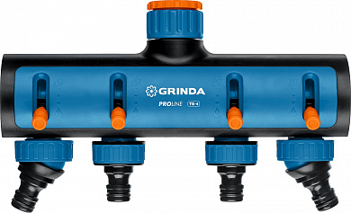Купить GRINDA TS-4, 3/4″ - 1″, четырехканальный, с внутренней резьбой, поливочные распределители, PROLine (8-426313) в интернет-магазине zubr-vrn в Воронеже