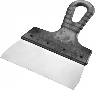 Купить СИБИН 150 мм, пластиковая ручка, нержавеющий фасадный шпатель (10079-150) в интернет-магазине zubr-vrn в Воронеже