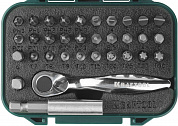 KRAFTOOL 33 шт, набор бит с мини-трещоткой (26157-H33)