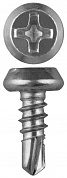 Саморезы КЛМ-СЦ со сверлом для листового металла, 11 х 3.8 мм, 22 шт, оцинкованные, ЗУБР