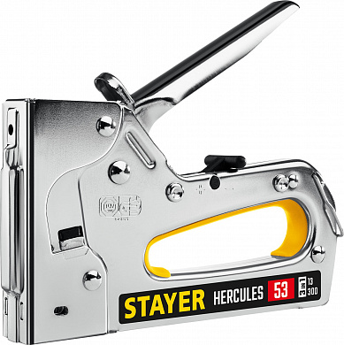 Купить STAYER HERCULES-53, тип 53 (A/10/JT21) 23GA (6 - 14 мм)/13/300, стальной рессорный степлер, Professional (31519) в интернет-магазине zubr-vrn в Воронеже