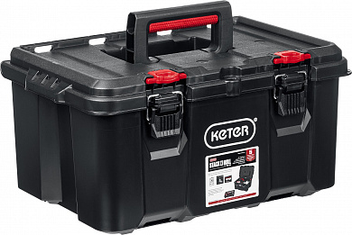 Купить KETER STACKNROLL, 525 х 345 х 260 мм, (21″), пластиковый ящик с крышкой (38398) в интернет-магазине zubr-vrn в Воронеже