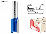 ЗУБР 12 x 19 мм, хвостовик 8 мм, фреза пазовая прямая, Профессионал (28753-12-19)