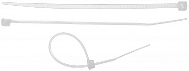 Купить STAYER 3.5 x 200 мм, нейлон РА66, 50 шт, белые, хомуты-стяжки, Professional (3785-20) в интернет-магазине zubr-vrn в Воронеже